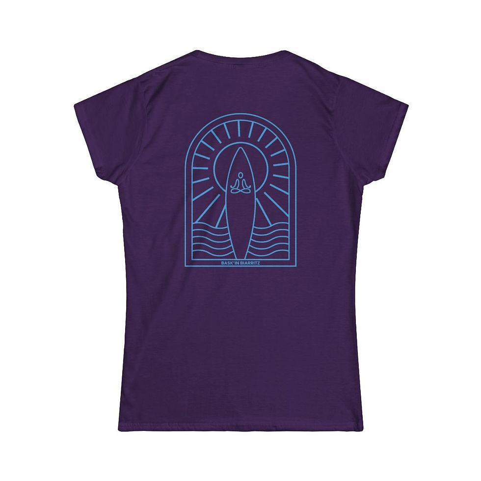 Miniature : SURF & YOGA - TEE-SHIRT MANCHES COURTES FEMMES