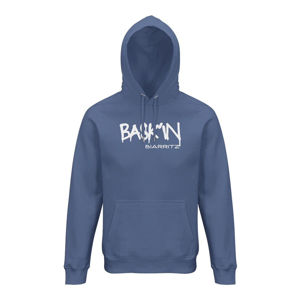 Miniature : KLASIKOA GRAFFITI BIG LOGO - SWEAT À CAPUCHE MIXTE COTON BIO