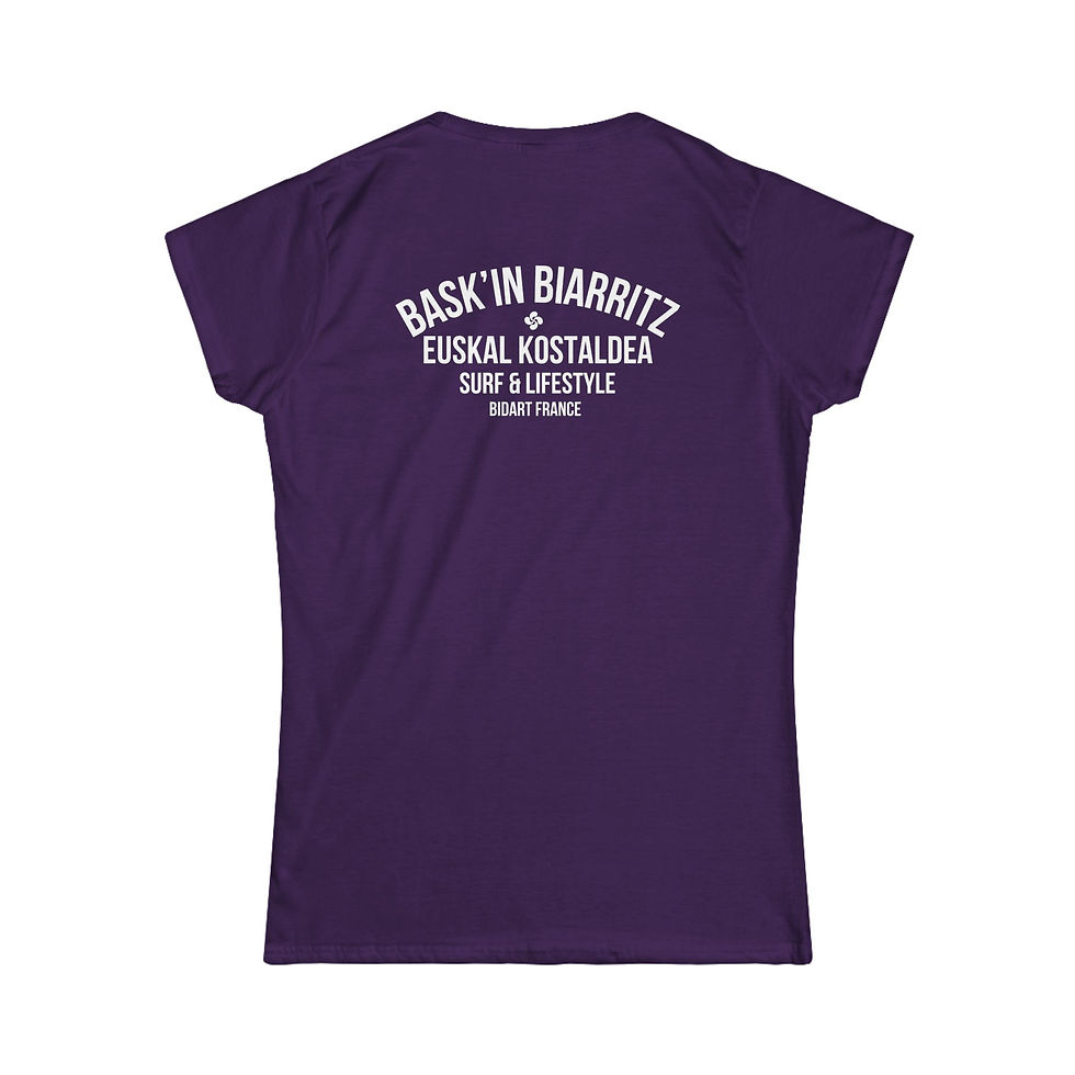 Miniature : EUSKAL KOSTALDEA - TEE-SHIRT MANCHES COURTES FEMMES PERSONNALISABLE