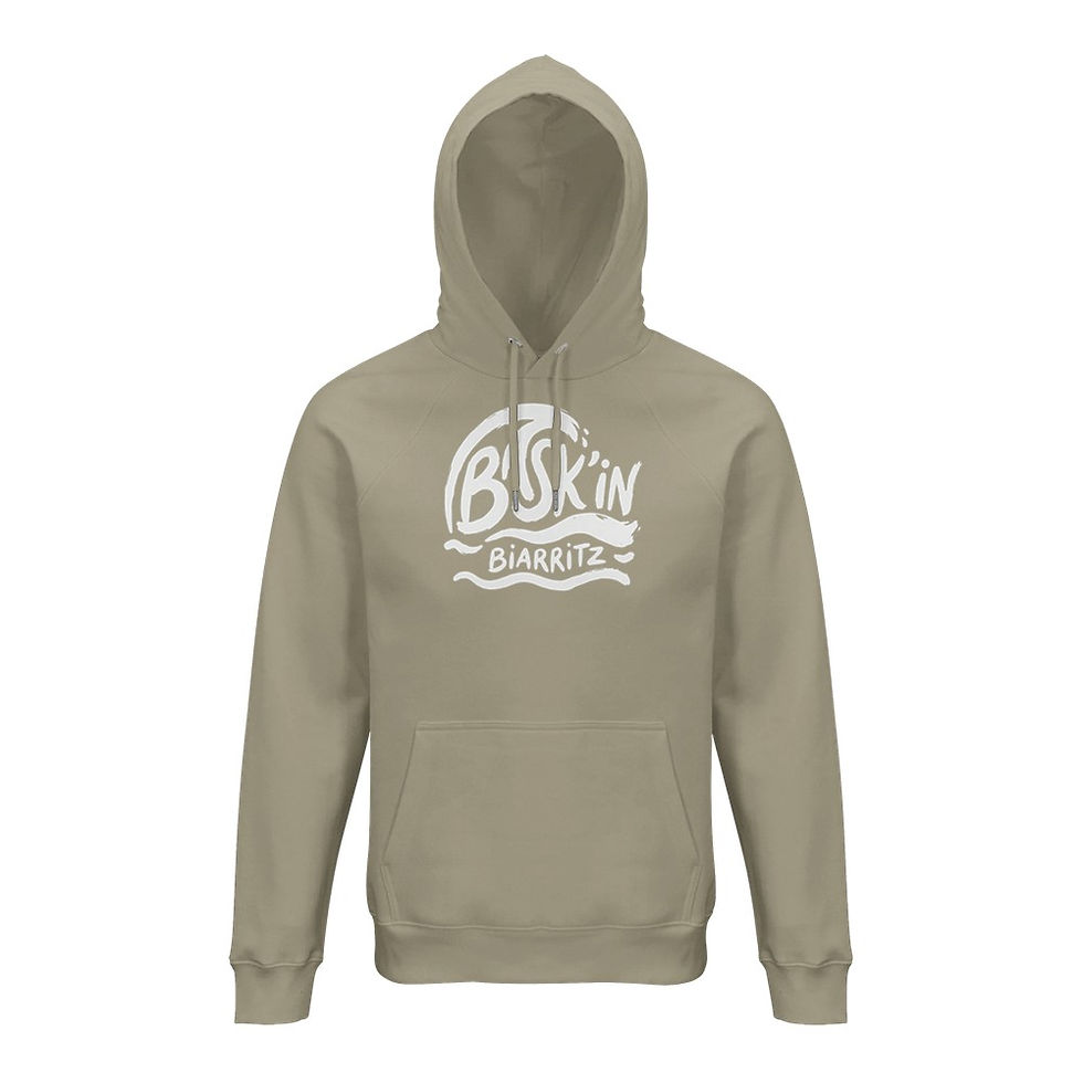 Miniature : WAVE IN BIARRITZ - SWEAT À CAPUCHE MIXTE COTON BIO