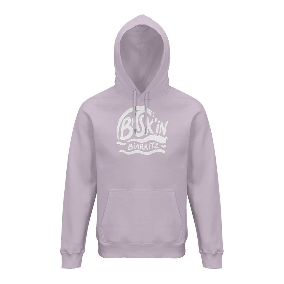 Miniature : WAVE IN BIARRITZ - SWEAT À CAPUCHE MIXTE COTON BIO
