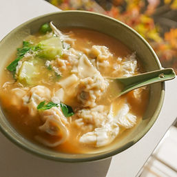 Wonton Egg Drop Mixed Soup (16oz)