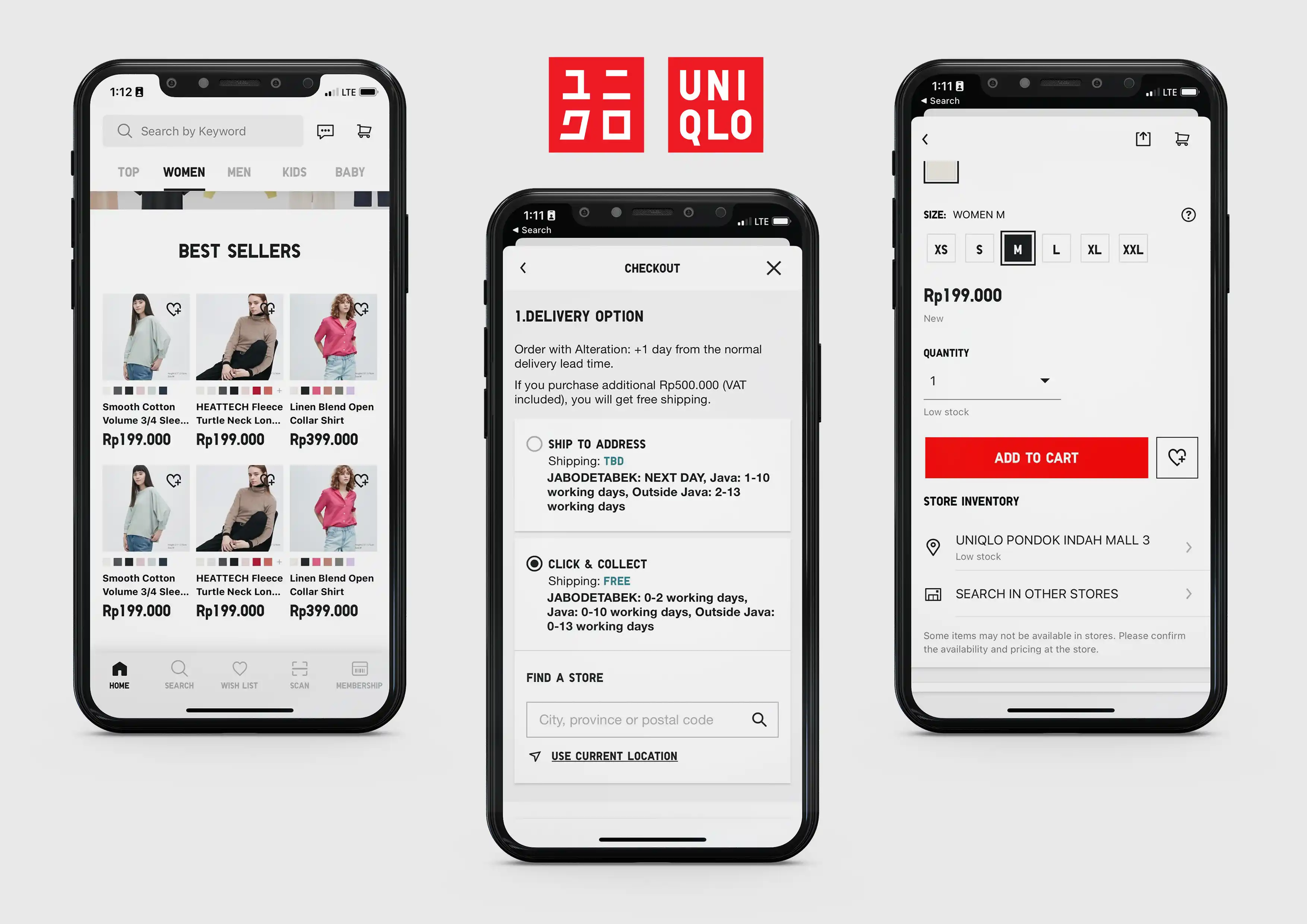O2O Uniqlo Apps