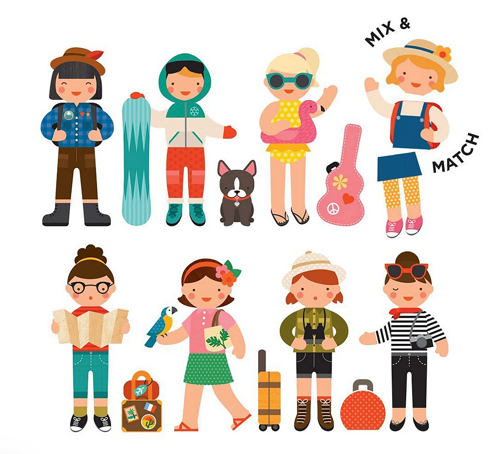 Thumbnail: Magnetic Play Set Little Traveller