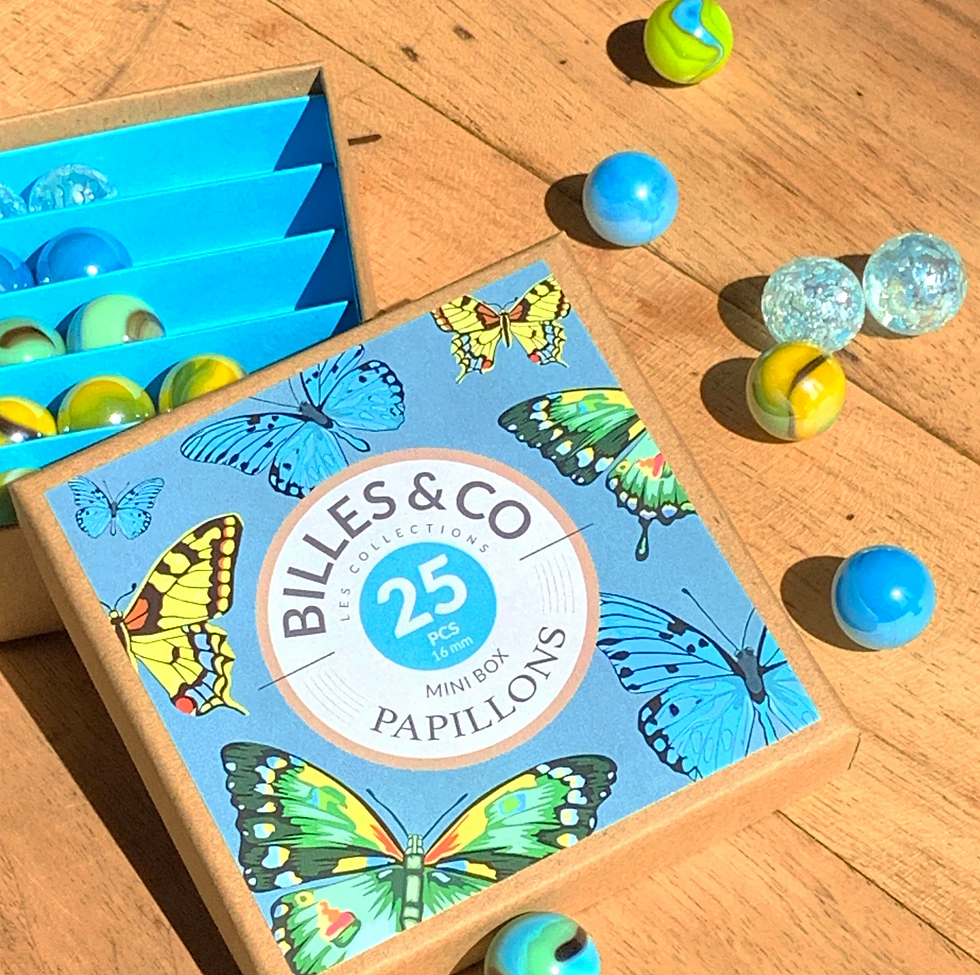 Miniaturbild: Murmeln Mini Box Schmetterling