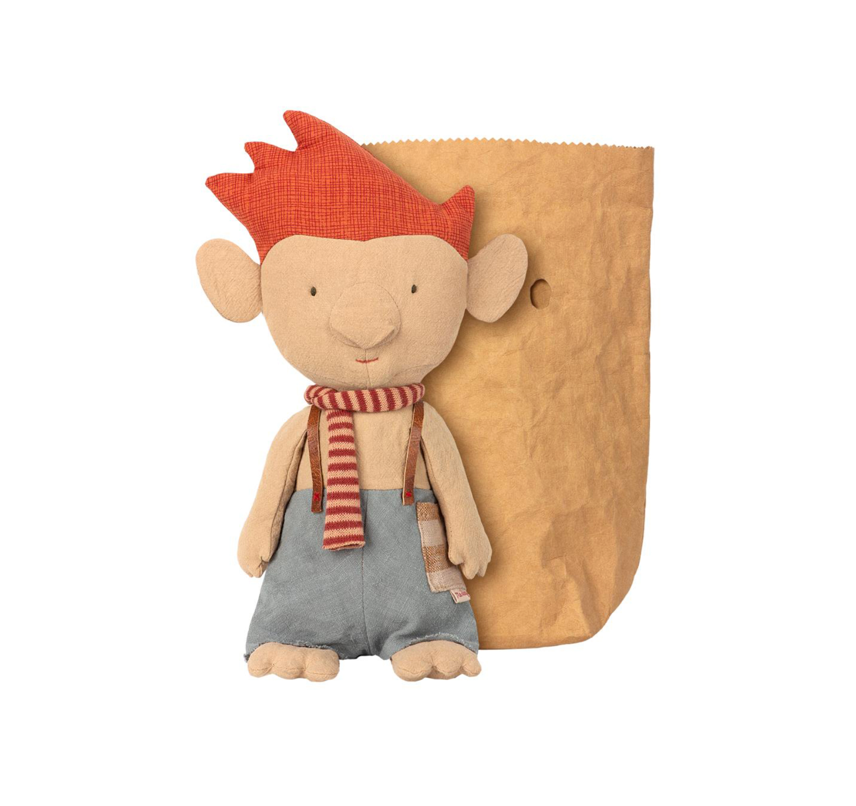 Troll mit rotem Schal