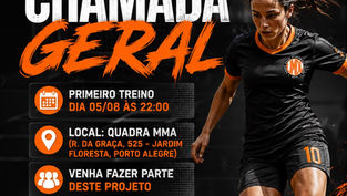 Novo projeto de Futsal Feminino na Zona Norte de Porto Alegre: Vamo Dale inicia em agosto as atividades gratuitamente