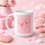 Thumbnail: Agape Love · White Mug · Reg & Large Sizes · Mug Gift By Oatie Fox