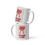 Thumbnail: white mug with with tough love heart with shades