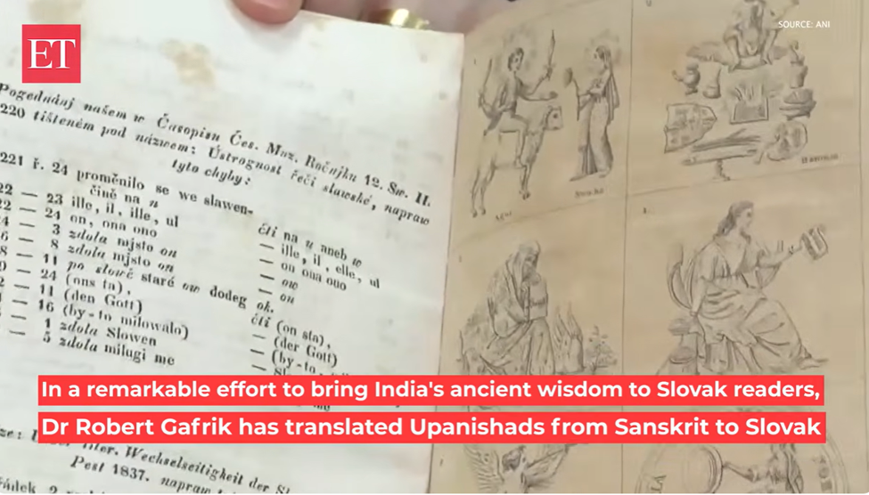 A Slovak scholar dedicated five years to translating the Upanishads, following Adi Shankaracharya’s Advaita Vedanta. This translation, alongside PM Modi’s recognition in Bratislava, has bolstered diplomatic relations. The increasing Indian diaspora and the rising popularity of Yoga and Ayurveda further enhance bilateral ties between Slovakia and India, fostering cultural and scholarly exchange.