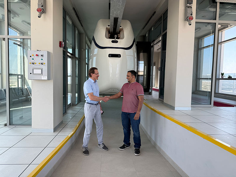 uSky Test & Certification Centre hosted a guest from Germany