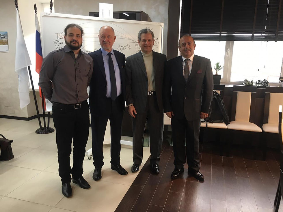 Mr. Silvio Barros, Mr. Rodrigo Salvadori and Dr. Anatoli Unitsky, Minsk, 2018