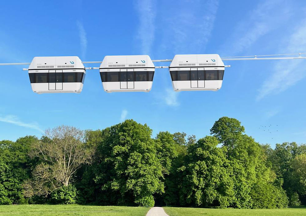 uSky Transport - Visualization of the future transport system without tree cutting