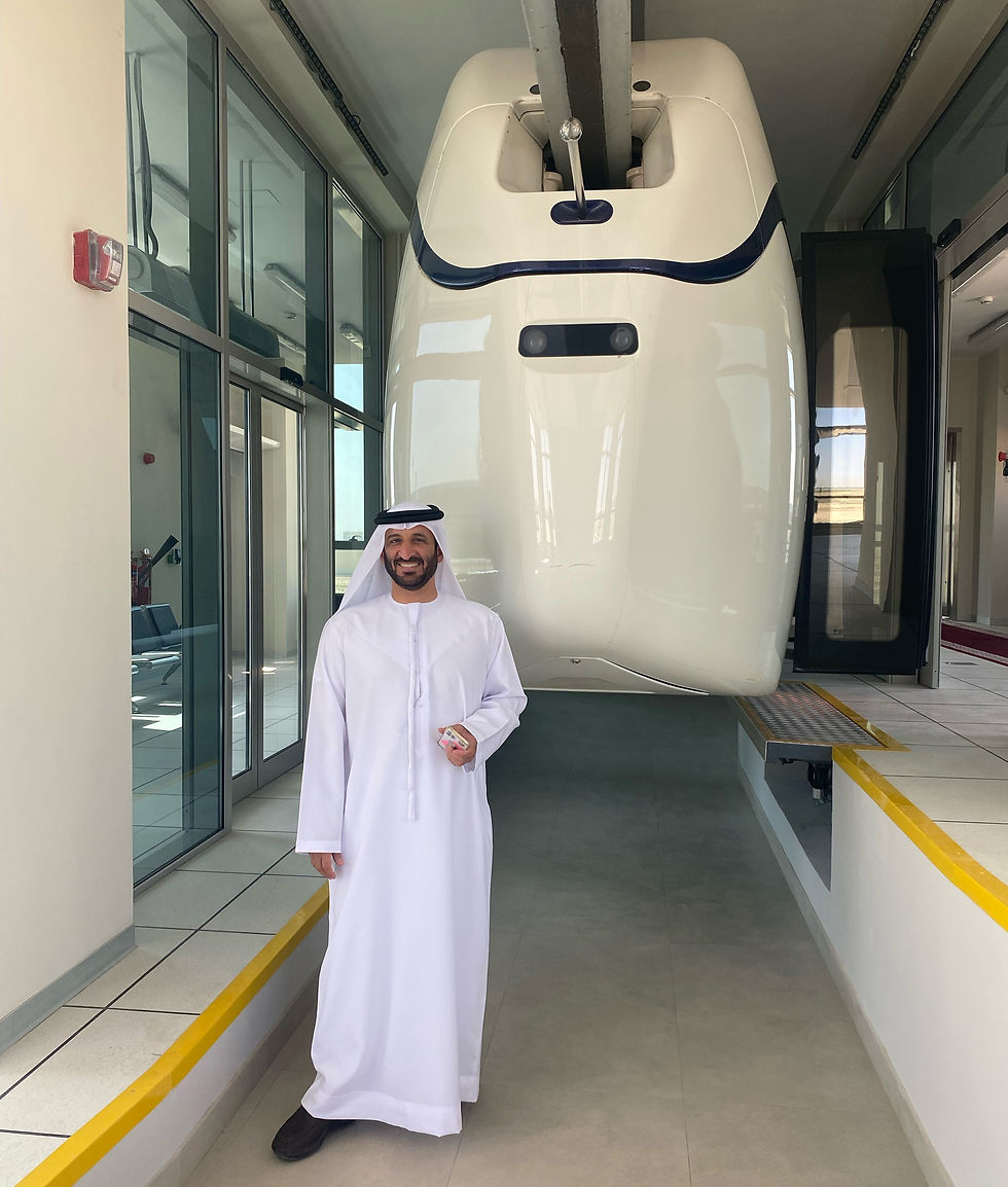 Mr. Shaiban Mohammed Shaiban Alyasi Almheiri at uSky Test & Certification Centre with uCar