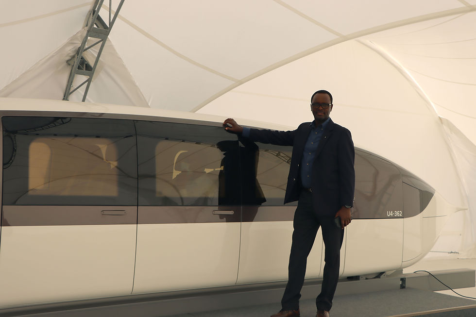 His Excellency Ambassador of Rwanda in UAE, Emmanuel Hategeka with uFlash