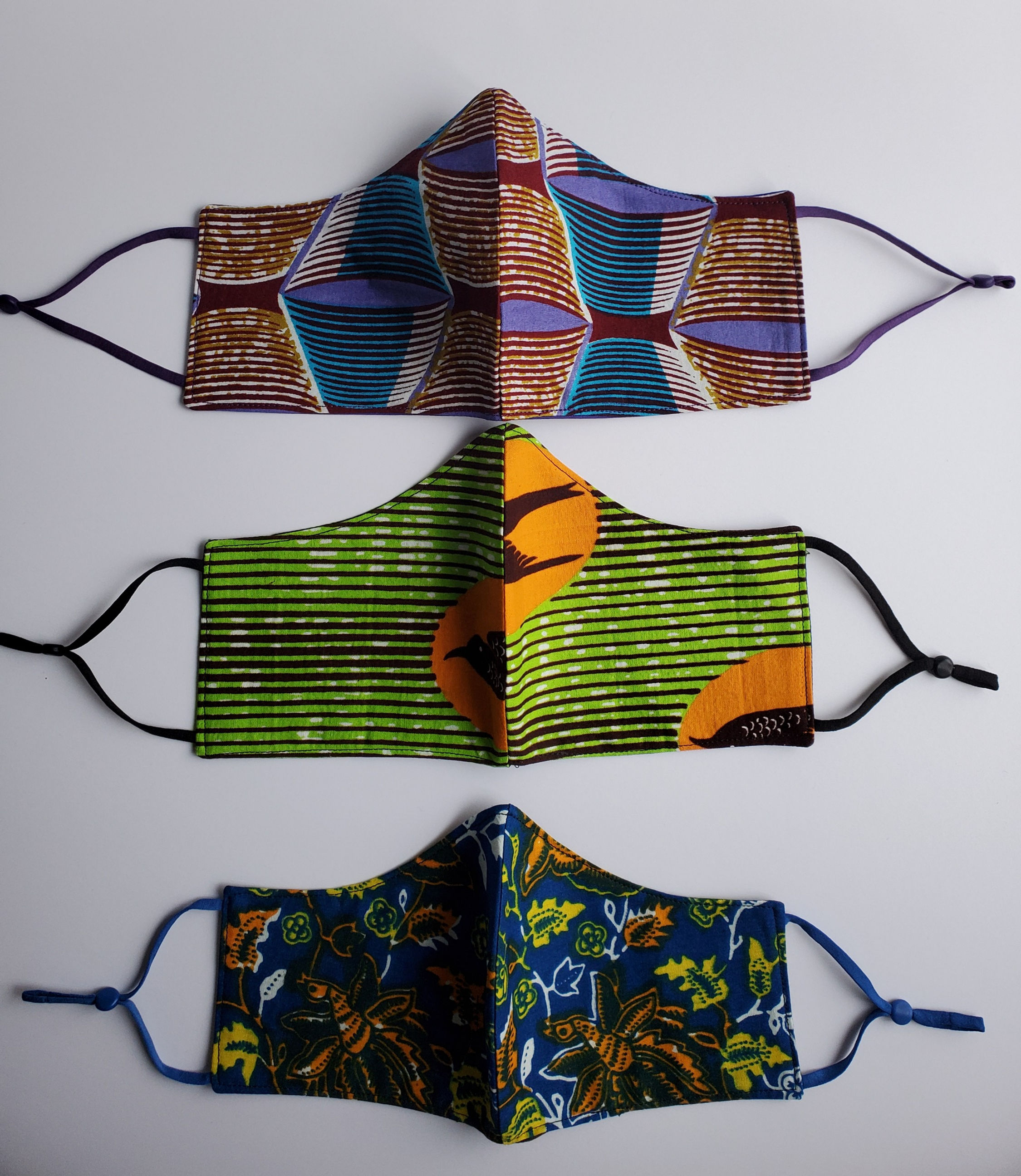 Assorted African Print Masks