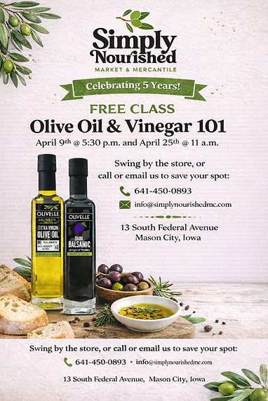 Olive oil and vinegar class announcement.png