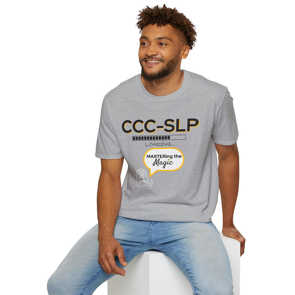 Thumbnail: CCC-SLP Loading Tee – Mastering the Magic | SLP Grad Shirt for Future CCCs