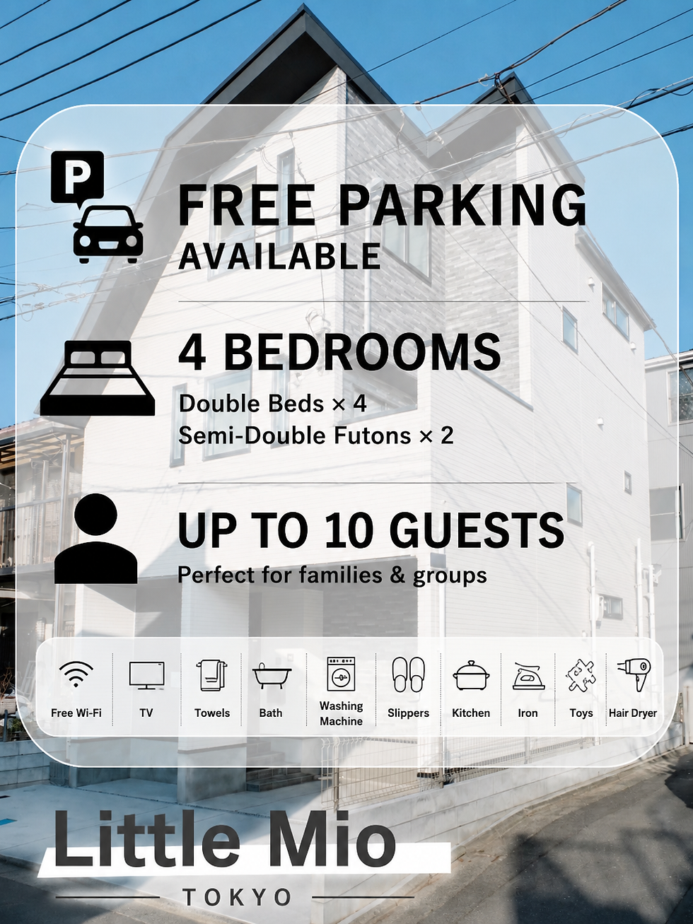 Free Parking and Up to 10 Guests
