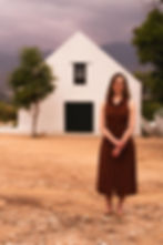 Woman in brown dress, professional portrait photography.