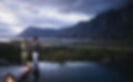 Couple by a pool at sunset, commercial photographer cape town