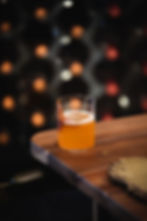 Craft cocktail on a wooden table, food photography Cape Town.