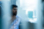 Professional portrait photography of a pensive bearded man
