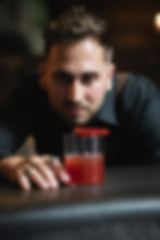 Bartender with cocktail for food photography Cape Town