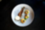Gourmet plated dessert, food photography cape town
