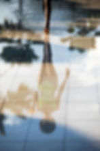 Reflection of a model by a commercial photographer Cape Town