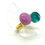 Miniature : BAGUE DROP DUO ASYMETRIQUE LIPS & LAGON