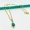 Miniature : COLLIER ELLIPSE EMERAUDE