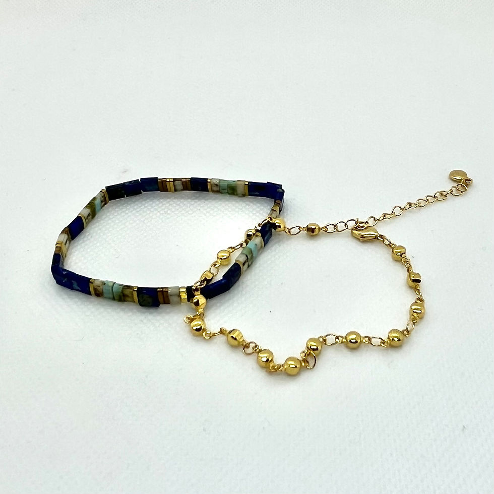 Miniature : TRIO & BRACELETS  Bleu Marin