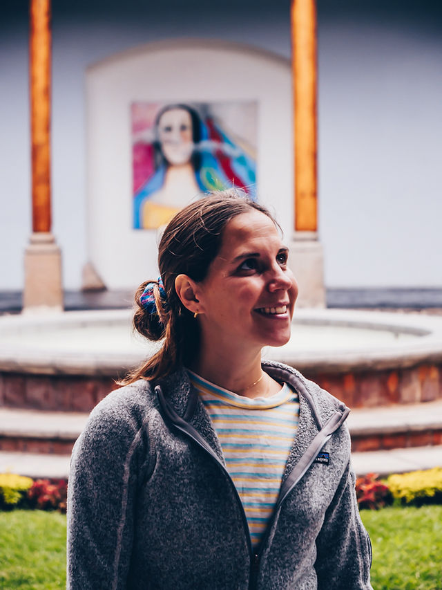Portrait femme à Antigua Guatemala
