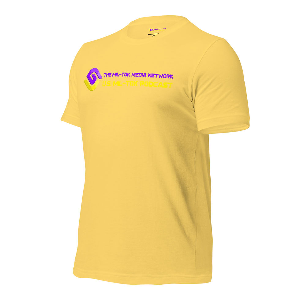 Thumbnail: Mil-Tok Media Network-U.S. Mil-Tok Podcast Unisex T-Shirt