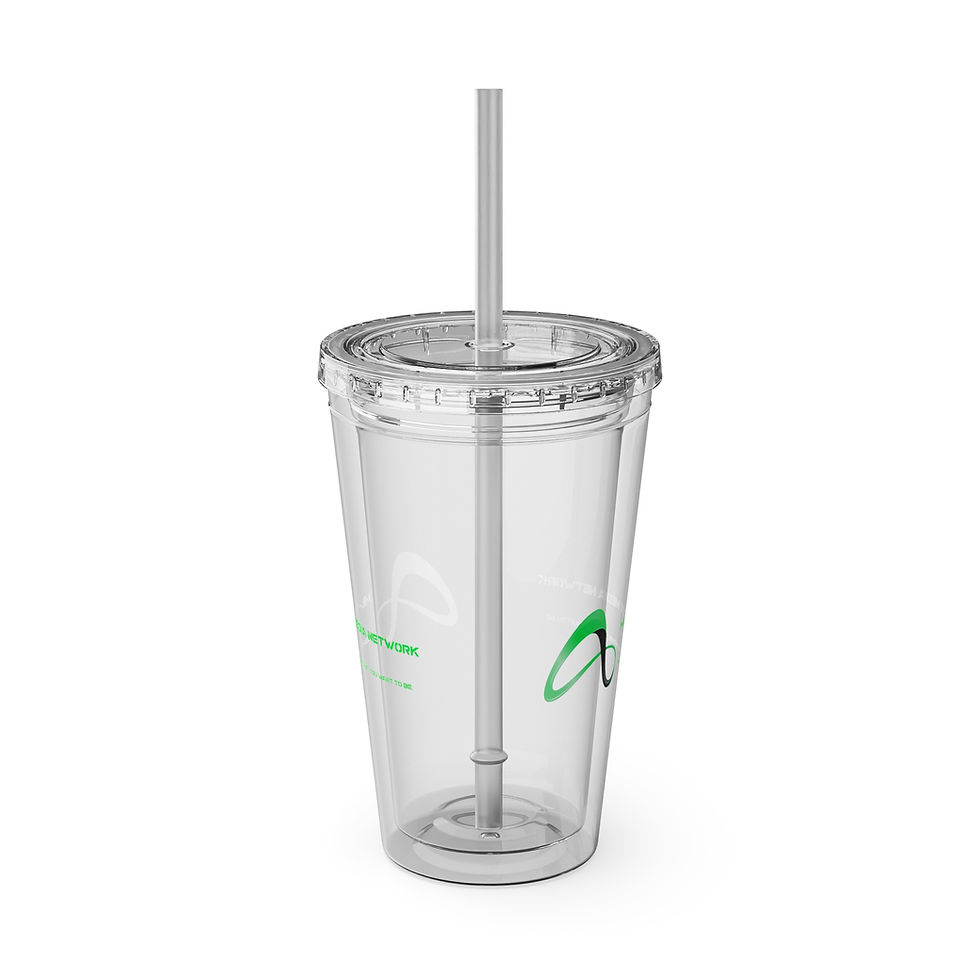 Thumbnail: Mil-Tok Media Network (Infinity X Shadow Green) 16oz Sunsplash Tumbler 