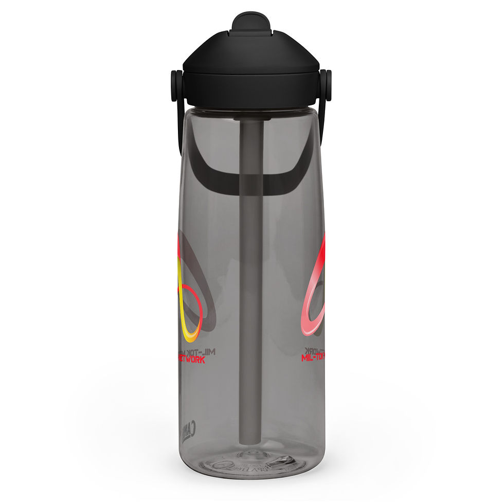 Thumbnail: Mil-Tok Infinity X (Fire Sun) CamelBak Flip straw water bottle