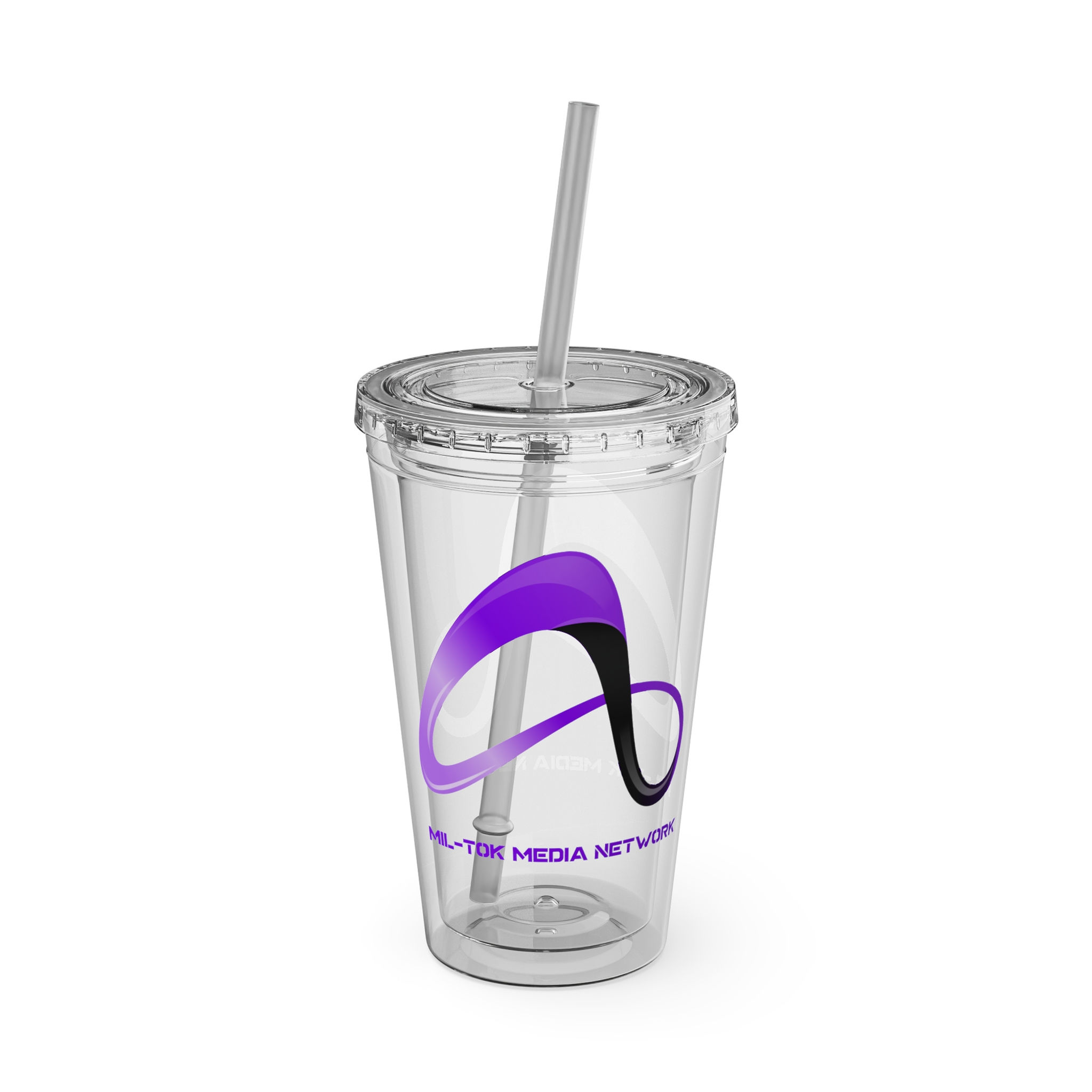 Mil-Tok Media Network (Infinity X Shadow Knight) 16oz Sunsplash Tumbler
