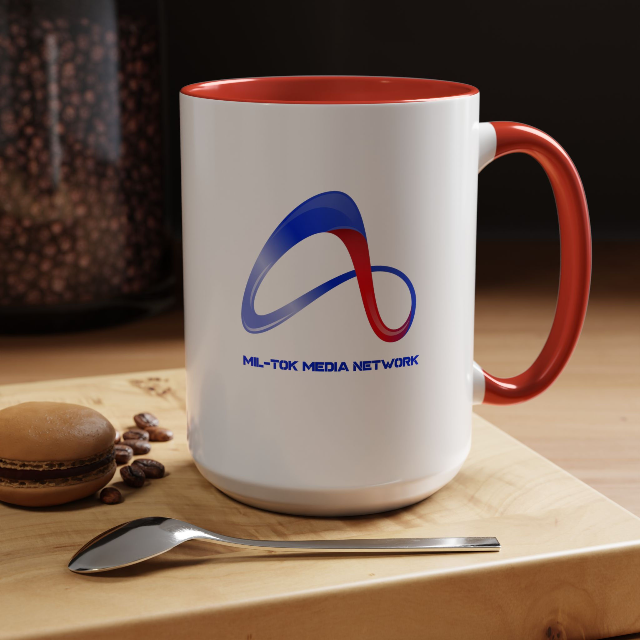Mil-Tok Media Network Infinity X (Rocket Blue) (11/15oz) Coffee Mug