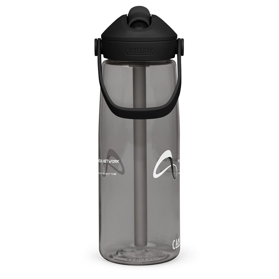 Thumbnail: Mil-Tok Infinity X (Shadow Snow) CamelBak Flip straw water bottle