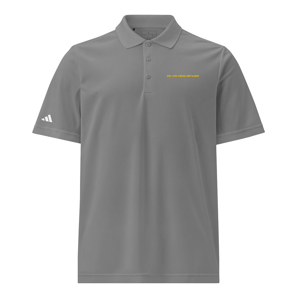 Thumbnail: Mil-Tok Media  Network Men's Adidas sport polo