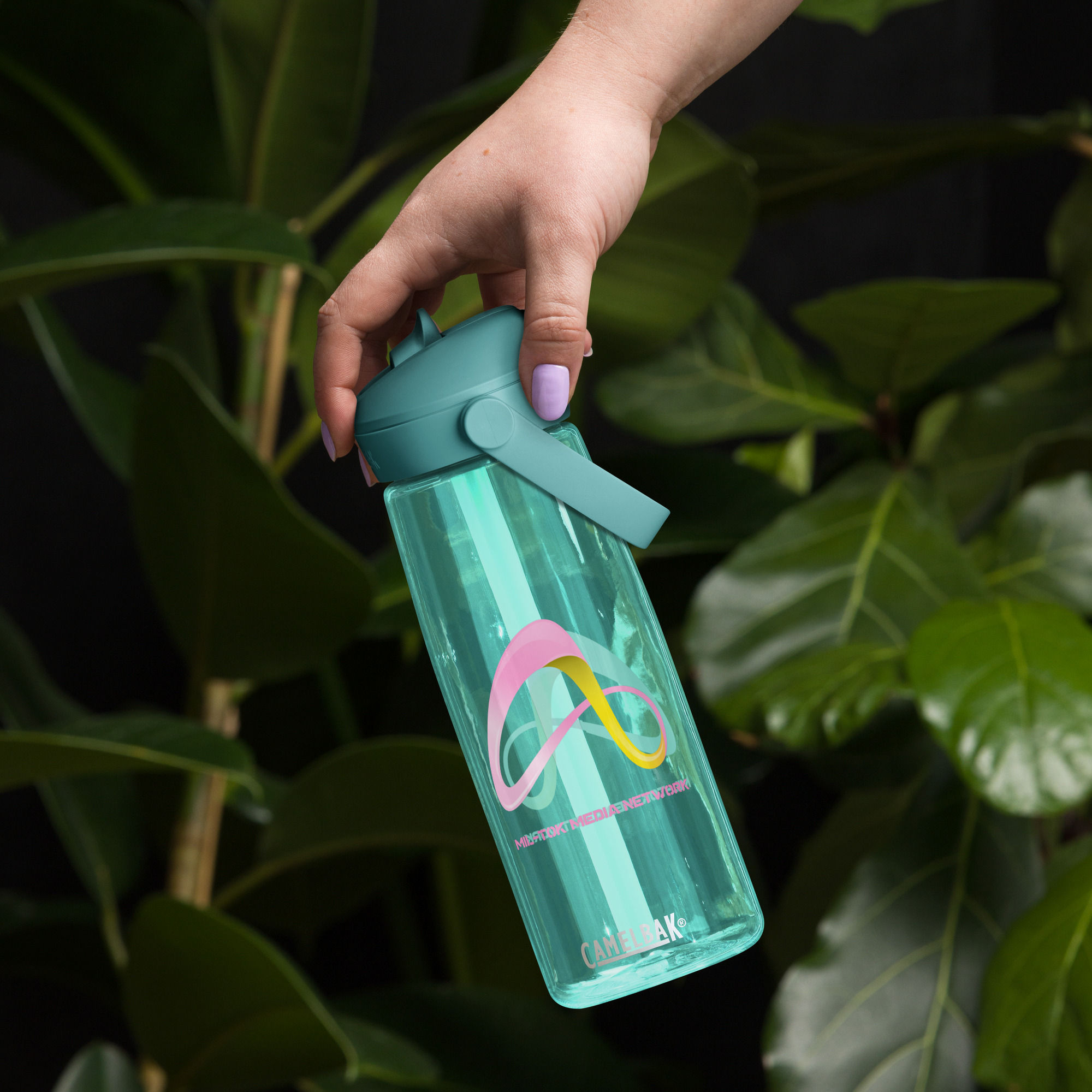 Mil-Tok Infinity X (Cotton Candy) CamelBak Flip straw water bottle