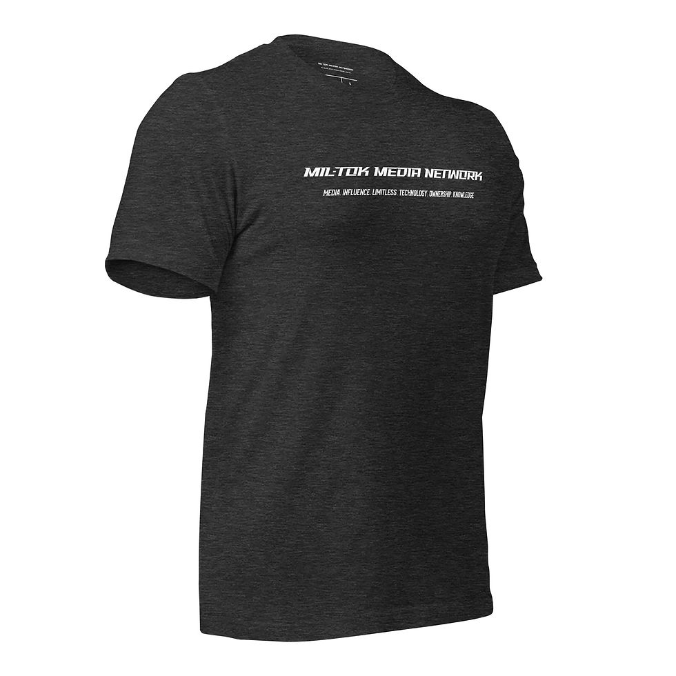 Thumbnail: Mil-Tok Media Network "Company Name" Men's T-shirt