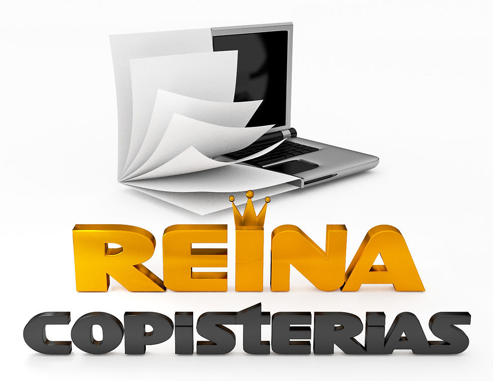 Logo Reina copisterias opción 3