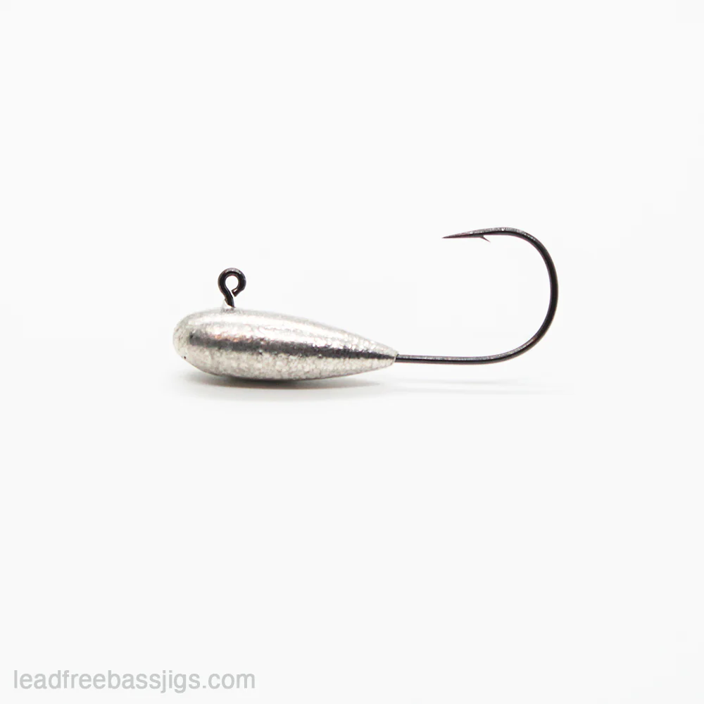 Tube Jig Head 1/4 oz. Lead Free.Ribbon tail worm mysite1Mayo's hand