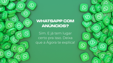 WhatsApp com anúncios
