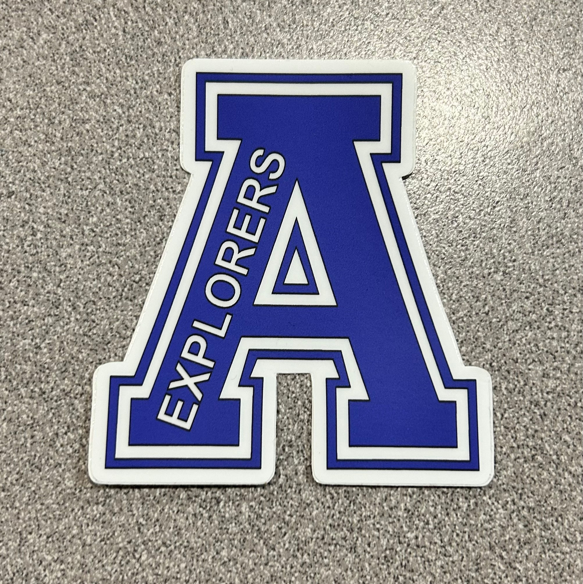 Blue Water Bottle Sticker