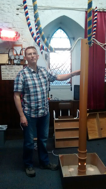 Mark with the new Rope Warmer