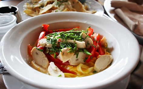 Pasta with Chicken and Bell Peppers
