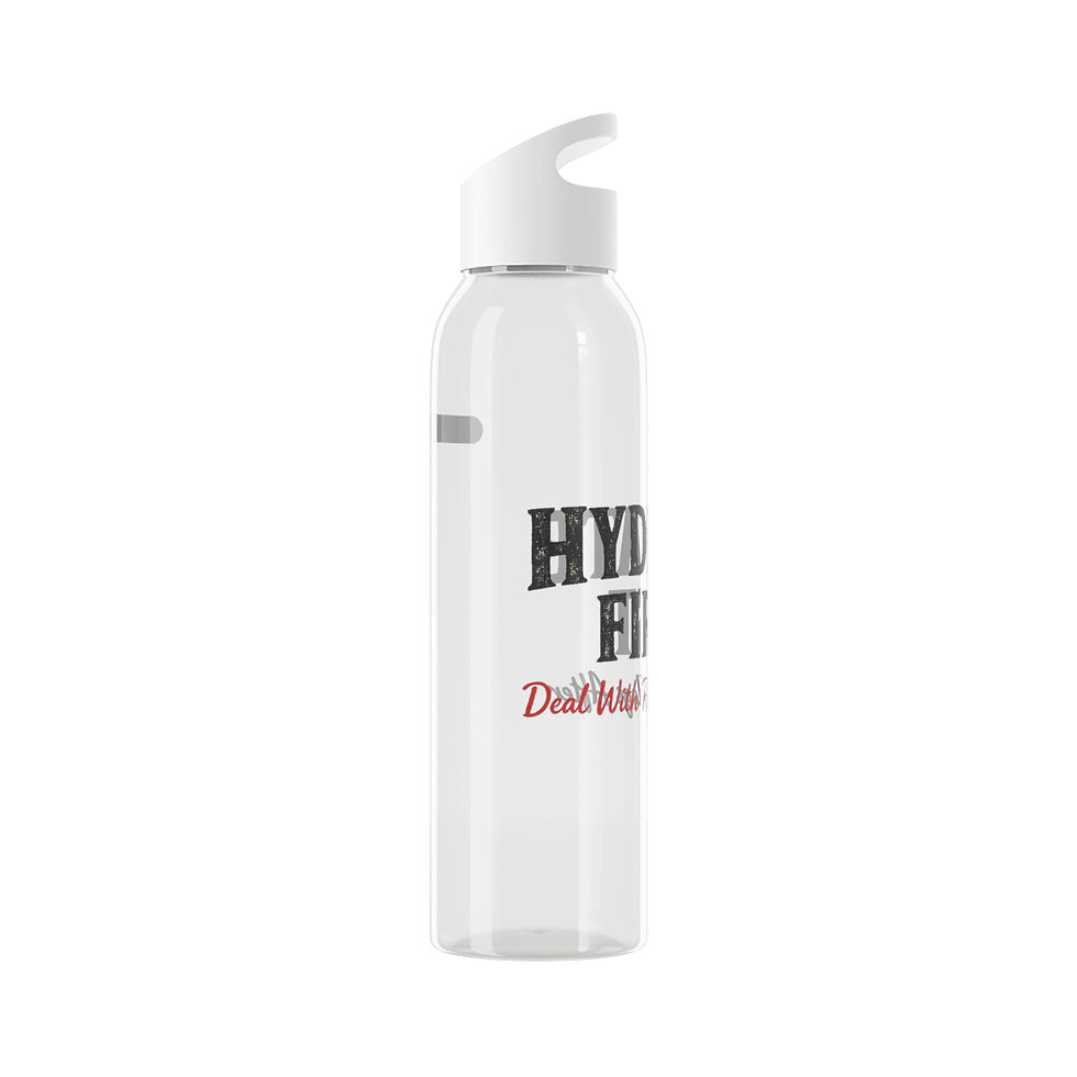 Thumbnail: Sky Water Bottle – "Hydrate First" Motivational Clear Sports Bottle